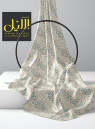 Leaf flower style with green, orange colors - Image 2