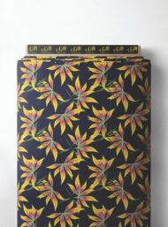 Petal flower style with green,yellow colors