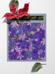 Petal flower style with purple,green colors - Image 6