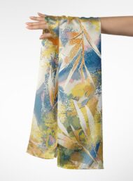 Leaf nature style with yellow,blue colors - Image 3