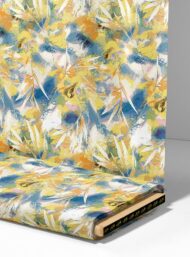 Leaf nature style with yellow,blue colors - Image 4