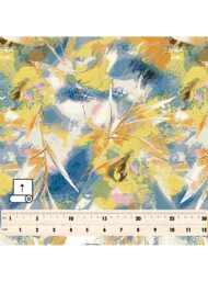 Leaf nature style with yellow,blue colors - Image 5