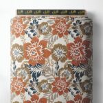 Bloom flower style with red,white colors