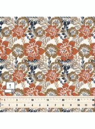 Bloom flower style with red,white colors - Image 5