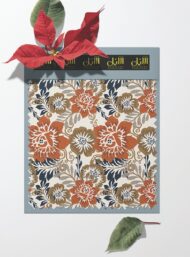 Bloom flower style with red,white colors - Image 6