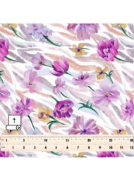 Bloom flower style with pink,purple colors - Image 5