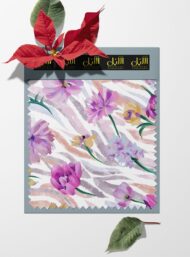 Bloom flower style with pink,purple colors - Image 6