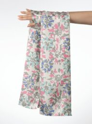 Leaf flower style with pink,blue colors - Image 3