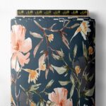 Petal flower style with pink,green colors