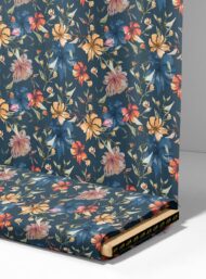 Bloom flower style with blue,pink colors - Image 4