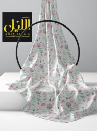 Bloom flower style with pink,green colors - Image 2