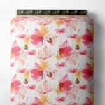 Petal flower style with pink,red colors