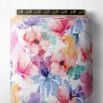 Petal flower style with pink,purple colors