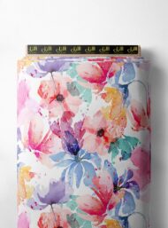 Petal flower style with pink,purple colors