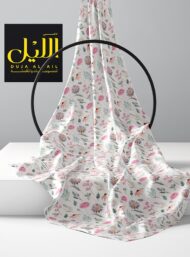 Leaf flower style with pink,green colors - Image 2