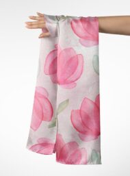 Petal flower style with pink,green colors - Image 3