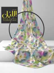 Bloom flower style with white,green colors - Image 2