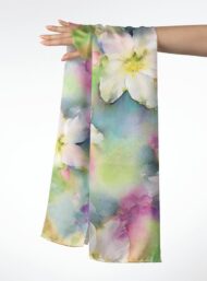 Bloom flower style with white,green colors - Image 3