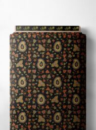 Leaf flower style with black,green colors