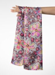 Petal flower style with pink,yellow colors - Image 3