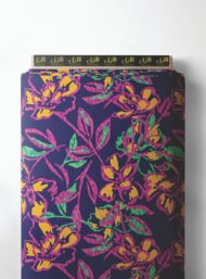 Leaf flower style with pink,yellow colors