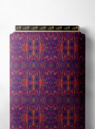 Flower mixed style with purple,red colors