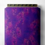 Bloom flower style with purple, pink colors