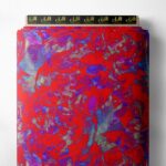 Bloom flower style with red, purple colors