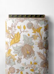 Petal flower style with brown,yellow colors