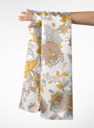 Petal flower style with brown,yellow colors - Image 3