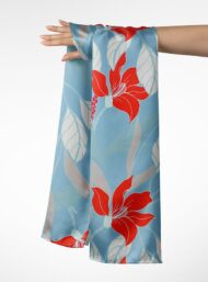 Petal flower style with red,green colors - Image 3