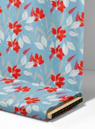 Petal flower style with red,green colors - Image 4