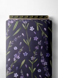 Petal flower style with purple,green colors