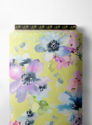 Petal flower style with pink,blue colors