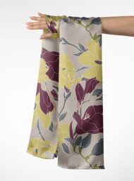 Bloom flower style with yellow,grey colors - Image 3