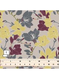 Bloom flower style with yellow,grey colors - Image 5