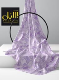 Petal flower style with purple, white colors - Image 2