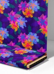 Bloom flower style with pink,blue colors - Image 4