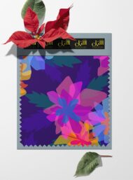 Bloom flower style with pink,blue colors - Image 6