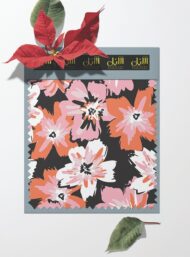 Bloom flower style with pink,white colors - Image 6