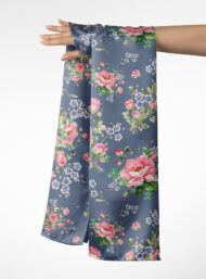 Rose flower style with pink,green colors - Image 3