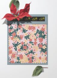 Petal flower style with pink,green colors - Image 6