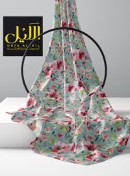 Petal flower style with pink,green colors - Image 2