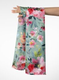 Petal flower style with pink,green colors - Image 3