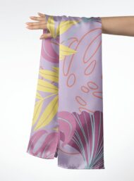 Leaf flower style with purple,yellow colors - Image 3