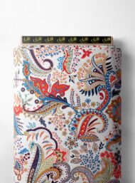 Petal flower style with red,blue colors