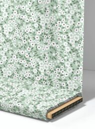 Bloom flower style with green, white colors - Image 4