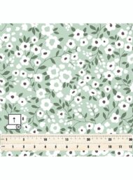 Bloom flower style with green, white colors - Image 5
