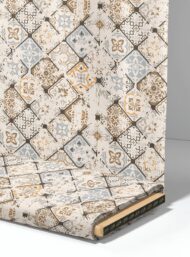 Flower classic style with brown,grey colors - Image 4