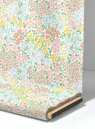 Bloom flower style with pink,yellow colors - Image 4